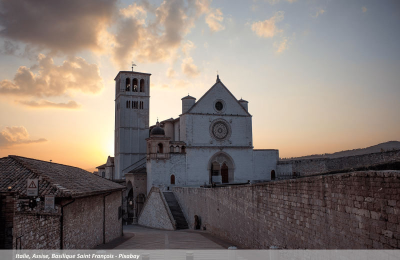 PELERINAGE EN ITALIE SUR LES PAS DE SAINT FRANCOIS D'ASSISE - ACCOMPAGNE DU PERE DOMINIQUE JOLY - Image 1